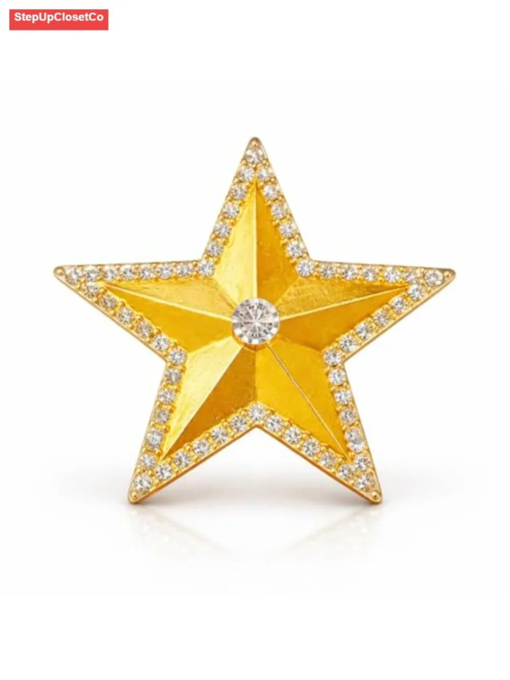Star Brooch Pin Celestial Elegant Jewelry for Women Jackets Dresses Bags